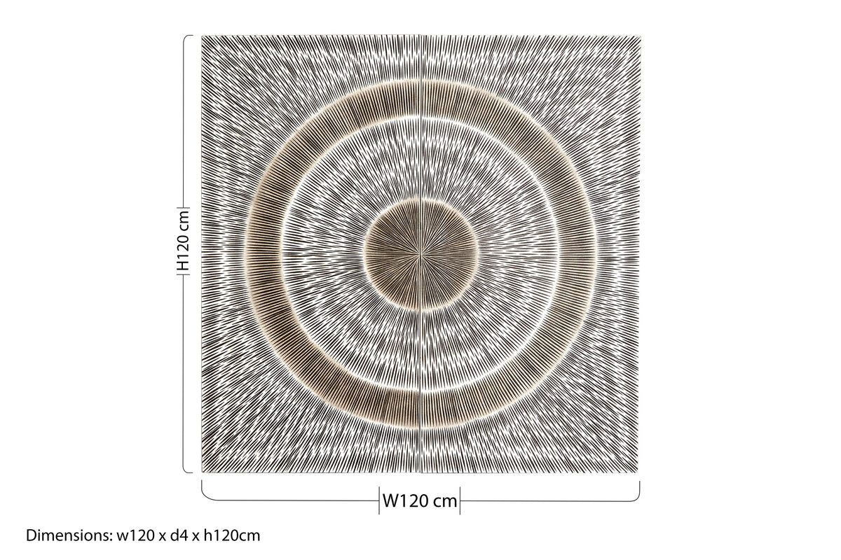 Silver Wood Carving Wall Art | Modello