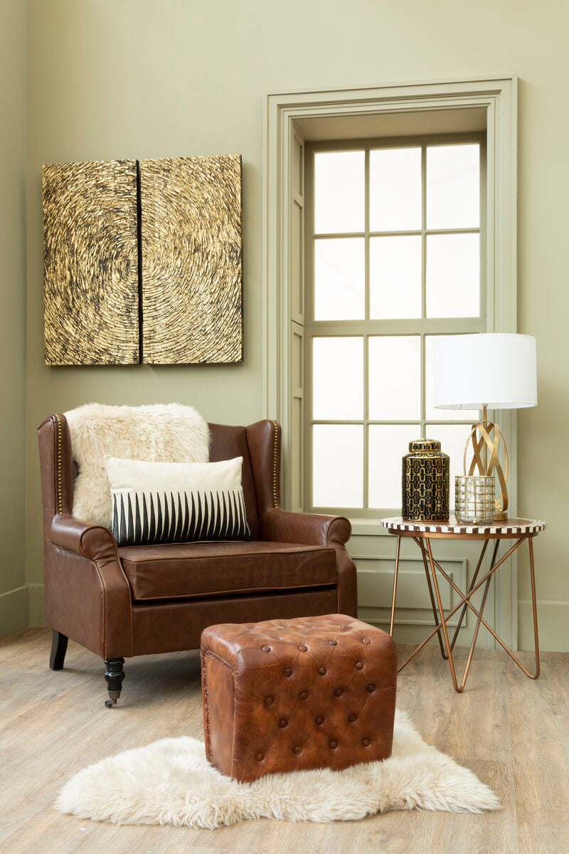 Wood Carving Gold Finish Wall Art | Modello