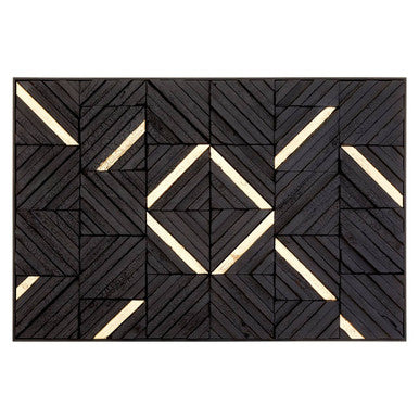 Black Wood Carving Wall Art | Modello