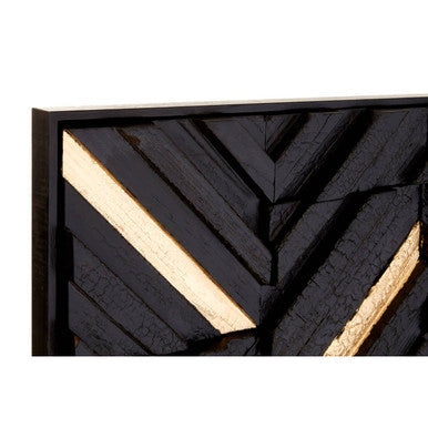 Black Wood Carving Wall Art | Modello