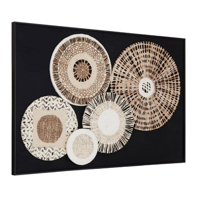 Natural and Black Paper Design Wall Art | Modello