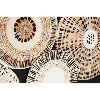 Natural and Black Paper Design Wall Art | Modello