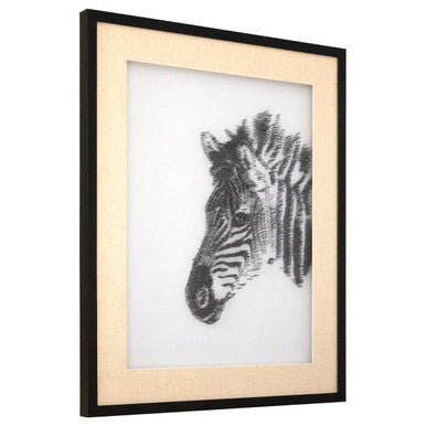 Zebra Sculpture Wall Art | Modello