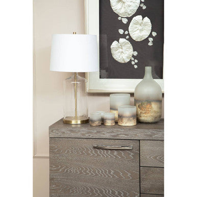Silver Leaf Design Wall Art with Wooden Frame | Nason
