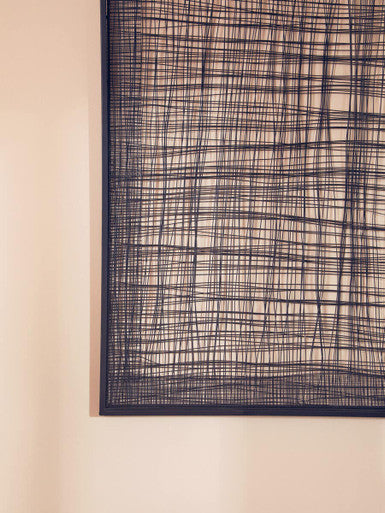 Metal Cross Wires Design Wall Art | Trento
