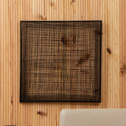 Metal Cross Wires Design Wall Art | Trento