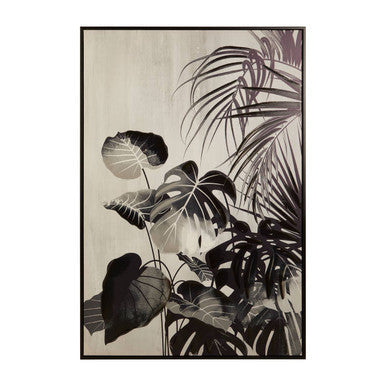 Astratto Black Botanical Wall Art