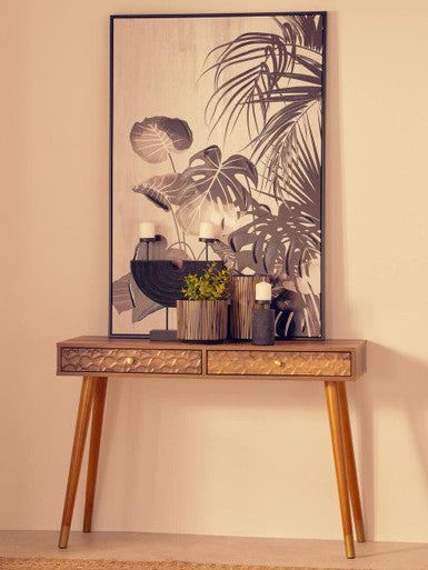 Astratto Black Botanical Wall Art