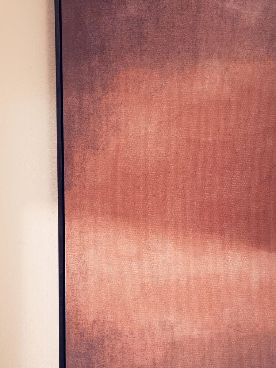Astratto Pink and Mauve Abstract Foil Wall Art
