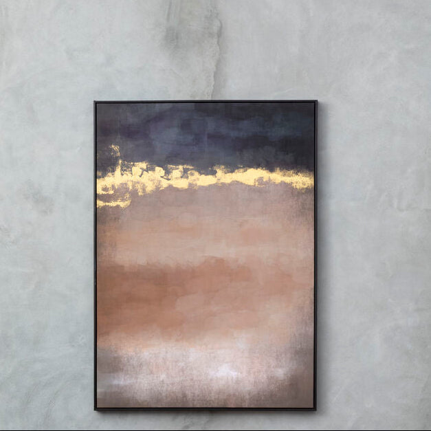 Astratto Pink and Mauve Abstract Foil Wall Art