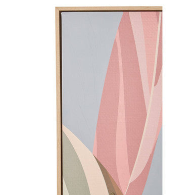 Astratto Pastel Leaves Wall Art