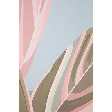 Astratto Pastel Leaves Wall Art