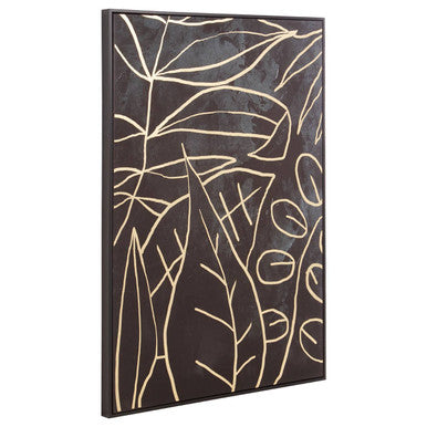 Canvas Black and Gold Wall Art | Astratto