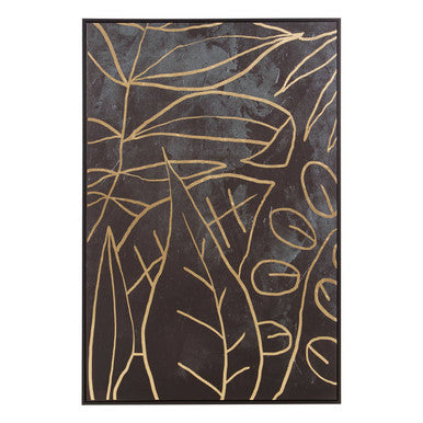 Canvas Black and Gold Wall Art | Astratto