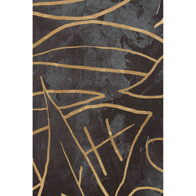Canvas Black and Gold Wall Art | Astratto