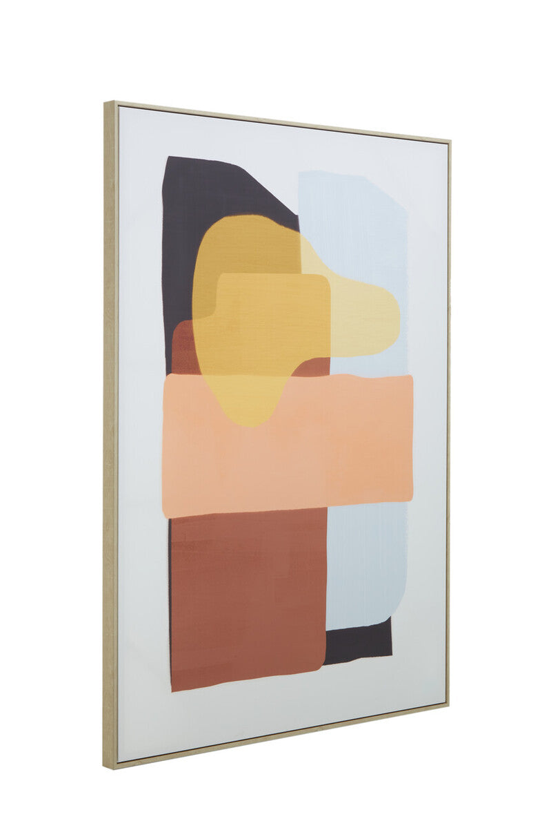 Multi Coloured Canvas Wall Art | Astratto