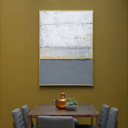 Grey and Gold Foil Wall Art | Astratto