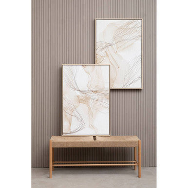 Set of Two Natural Abstract Wall Art | Astratto