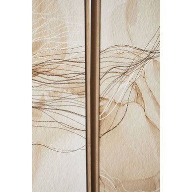 Set of Two Natural Abstract Wall Art | Astratto