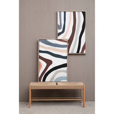 Set of Two Multi Coloured Abstract Wall Art | Astratto