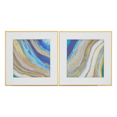 Set of Two Abstract Wall Art | Nason