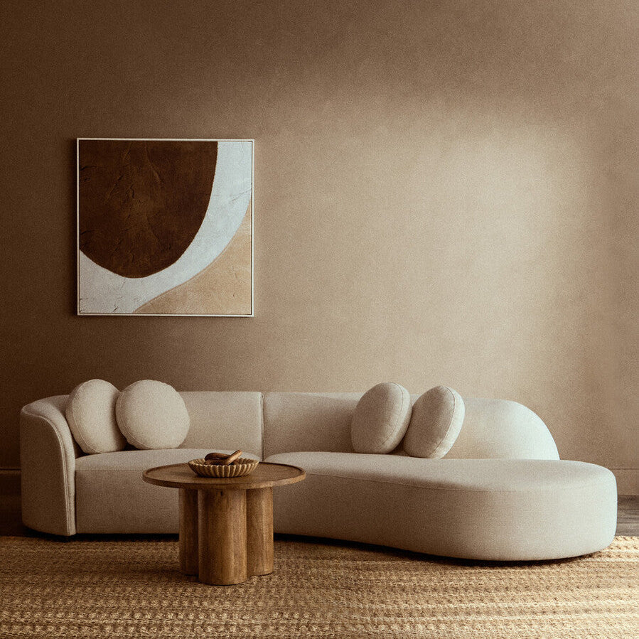 Brown and Natural Textured Wall Art | Astratto
