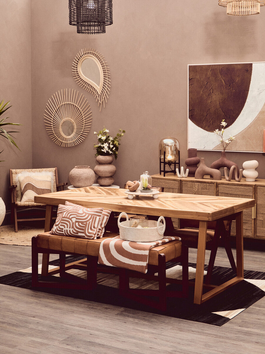 Brown and Natural Textured Wall Art | Astratto