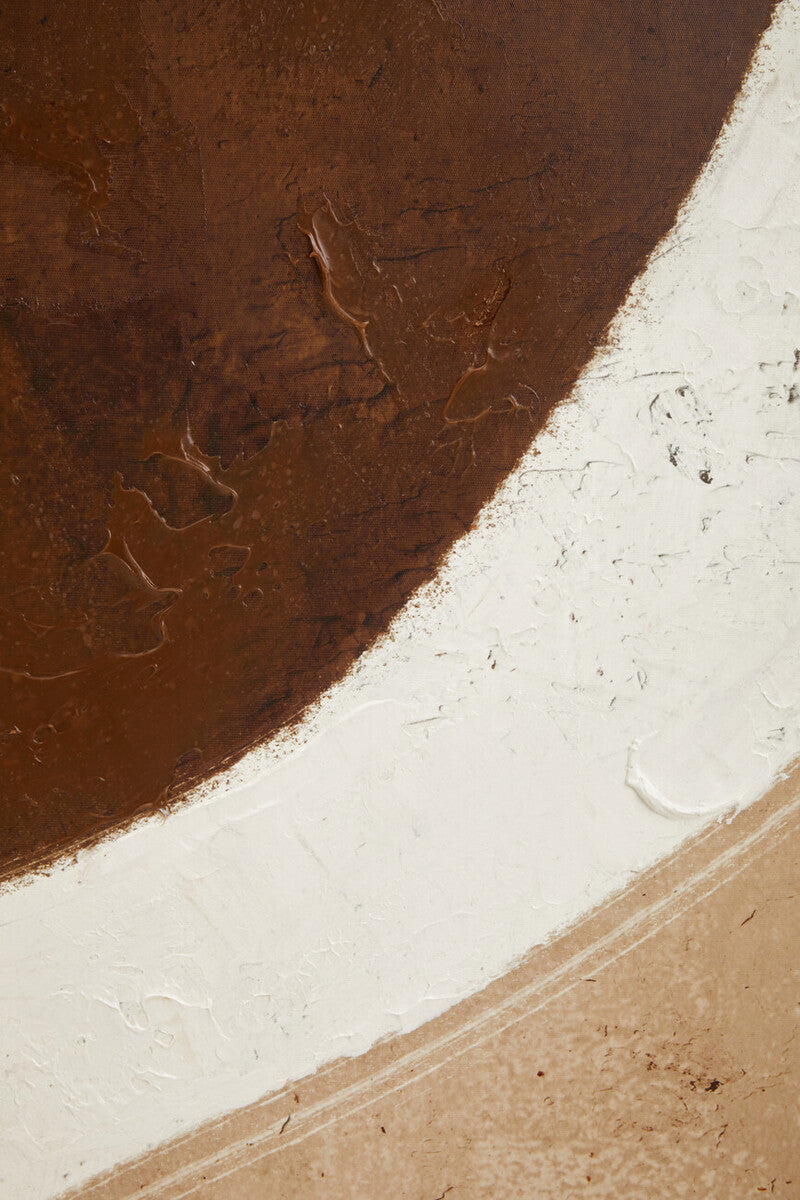 Brown and Natural Textured Wall Art | Astratto