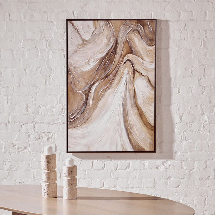 Neutral Abstract Textured Wall Art | Astratto