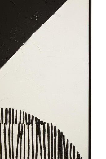 Black and White Abstract Hand Painted Wall Art | Astratto