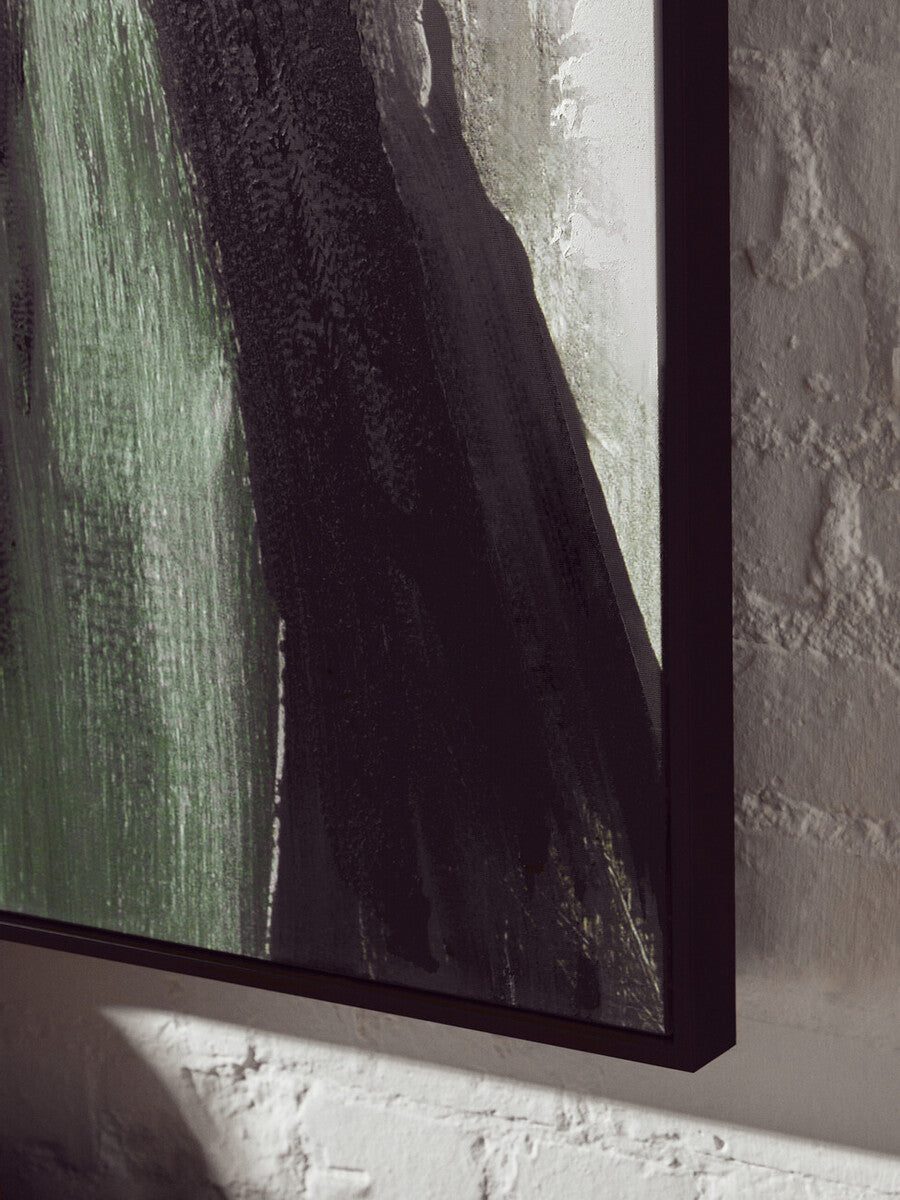 Green Multi Coloured Abstract Textured Wall Art | Astratto