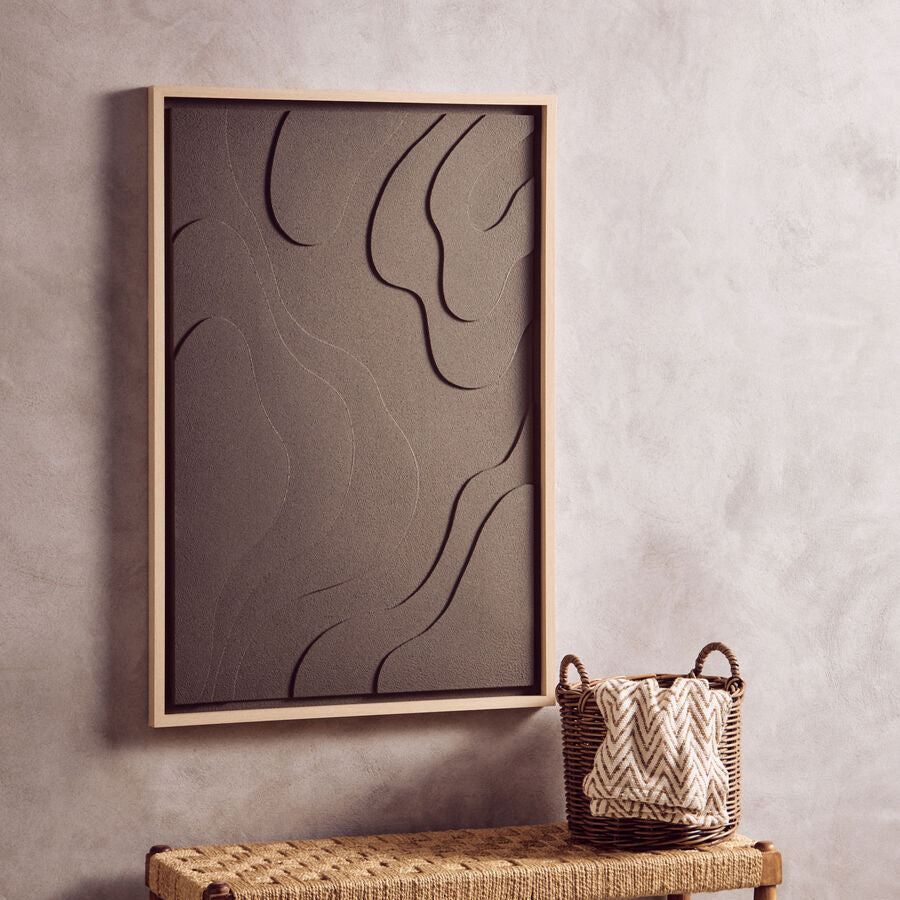3D Effect Green Wall Art | Astratto