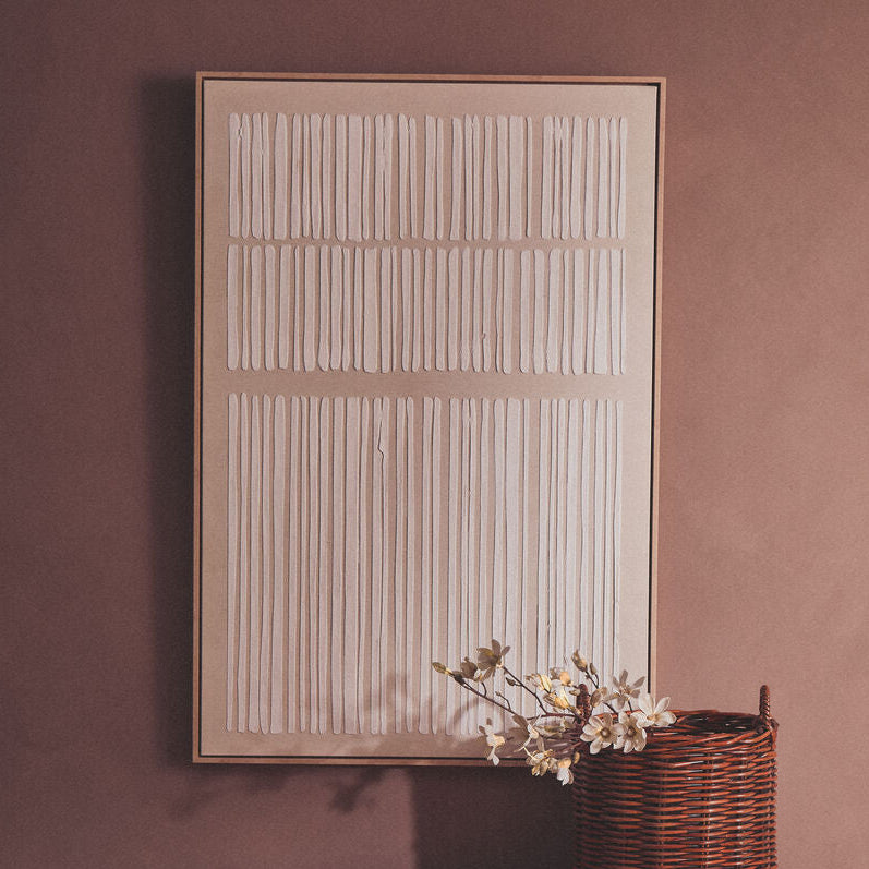 Natural Textured Canvas Wall Art | Astratto