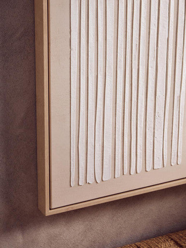 Natural Textured Canvas Wall Art | Astratto