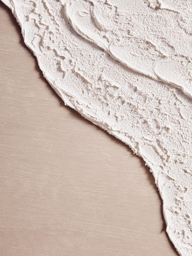 Canvas Natural and White Textured Plaster Wall Art | Astratto