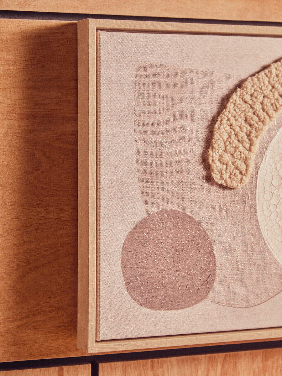 Set of 2 Natural Textured Wall Art | Astratto