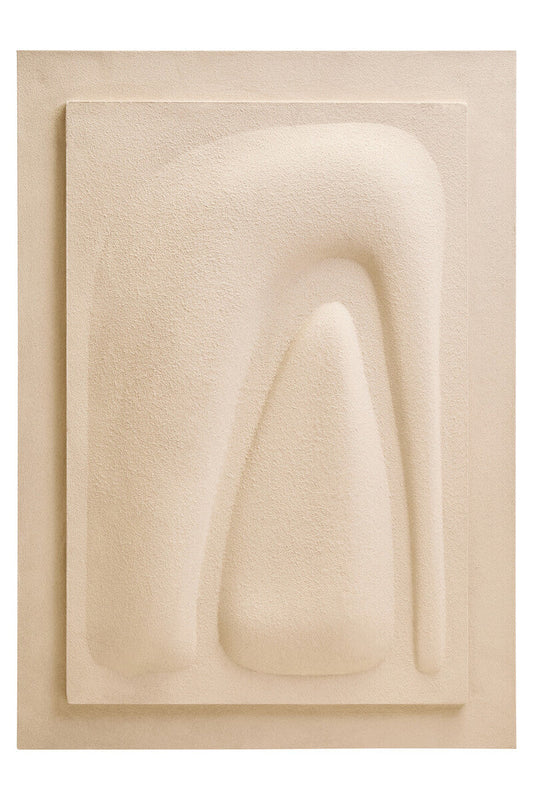 3D Cream Wall Art | Astratto