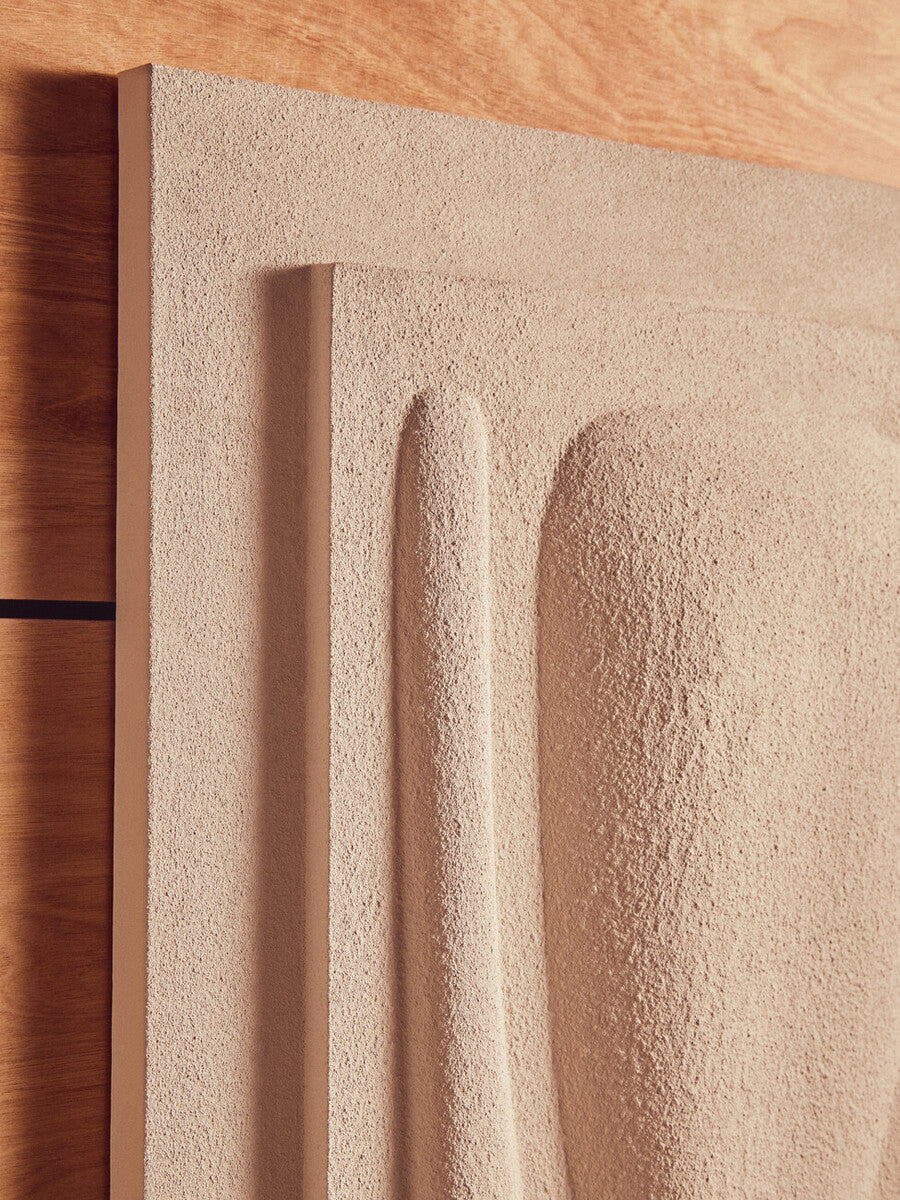 3D Cream Wall Art | Astratto