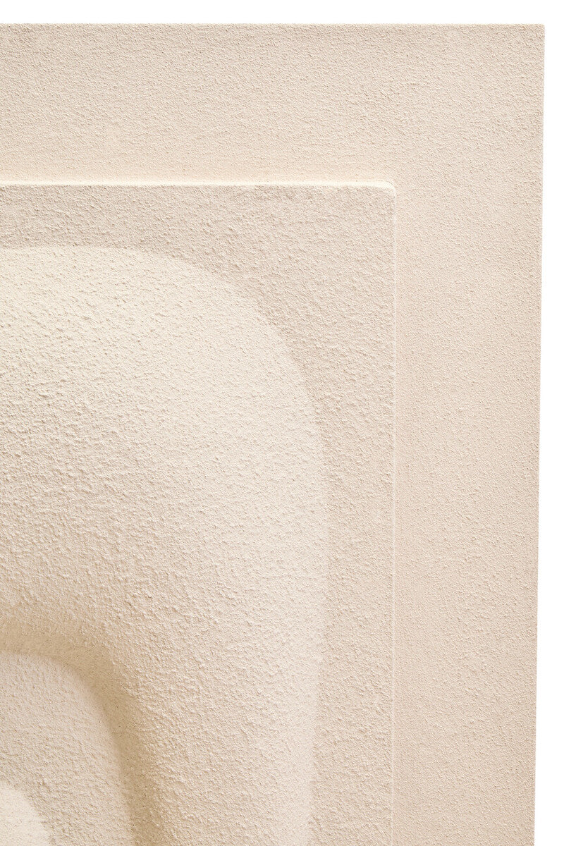 3D Cream Wall Art | Astratto