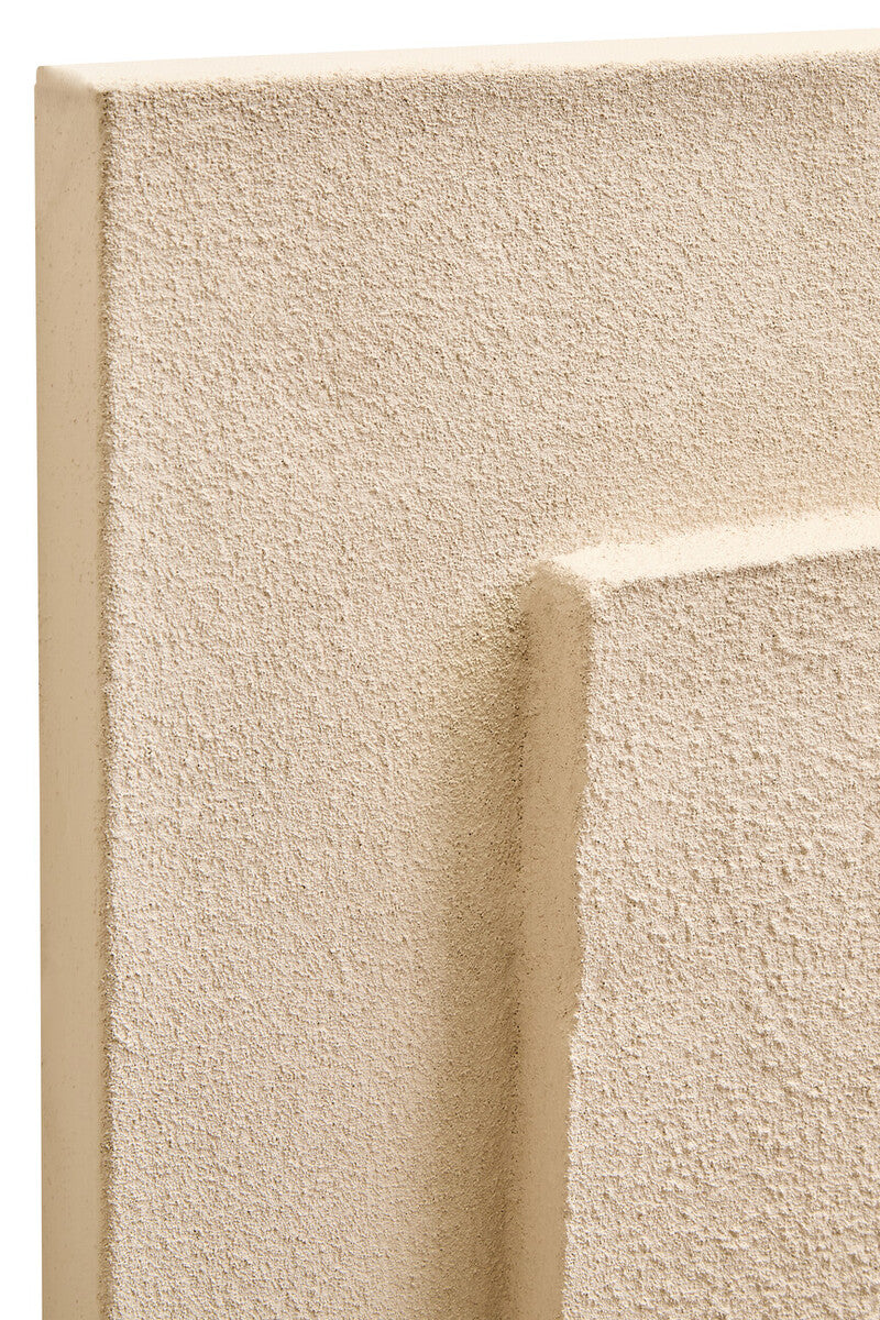 3D Cream Wall Art | Astratto