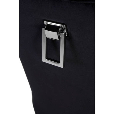 Kensington Townhouse Black Velvet Button Tufted Dining Chair