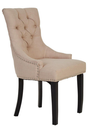 Townhouse Natural Linen Dining Chair