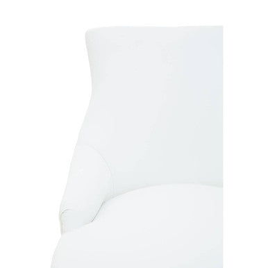 Kensington Townhouse Ivory Leather Effect Bar Chair