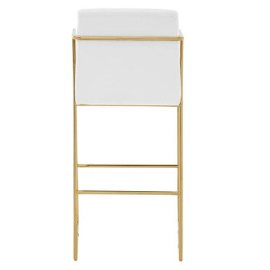 Piermount Mink Velvet Bar Stool