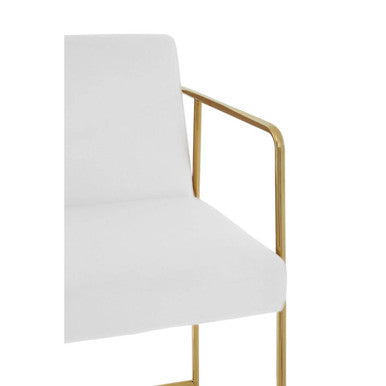 Piermount Mink Velvet Bar Stool