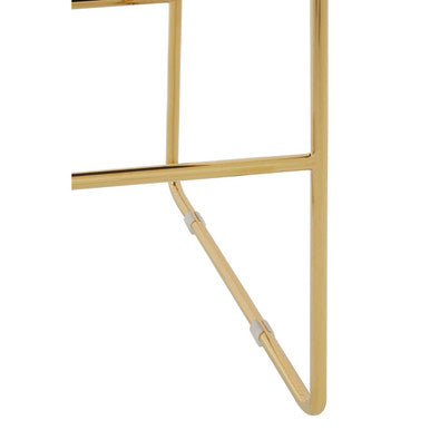Piermount Mink Velvet Bar Stool