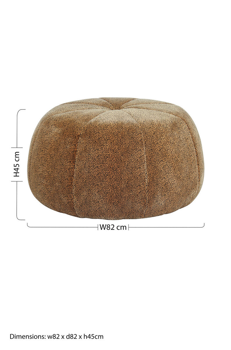 Leopard Print Pouffe | Manhattan