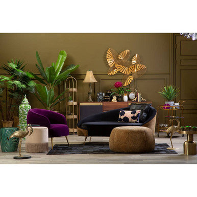 Leopard Print Pouffe | Manhattan