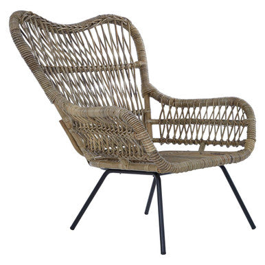Manado Grey Kubu Natural Rattan Chair