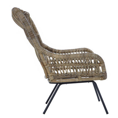 Manado Grey Kubu Natural Rattan Chair